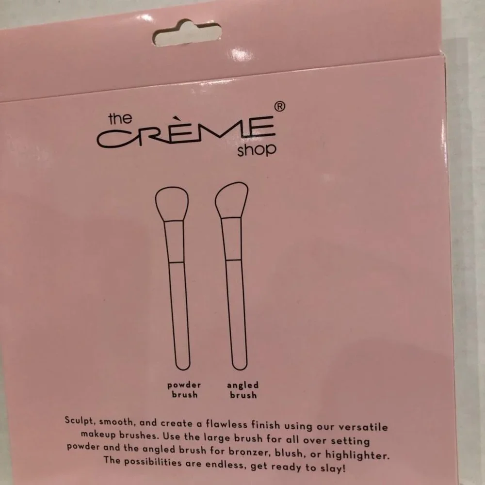 The Crème Shop Makeup Brush & Travel Pouch Set